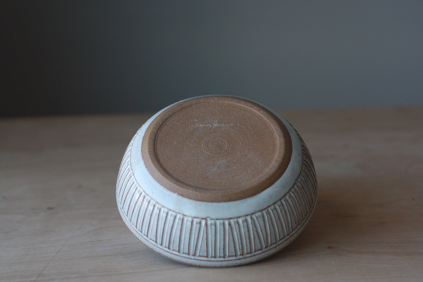 Everyday Bowls - White Striped (Set of two)