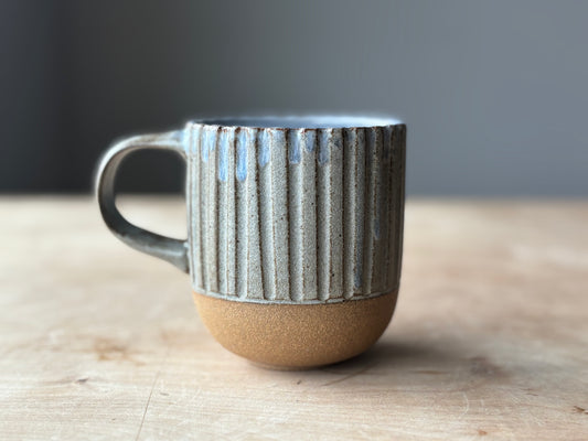 Grey Striped Mug