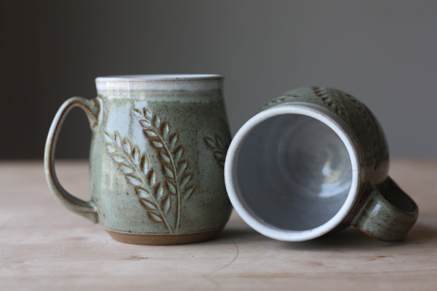 Mint Floral Mug