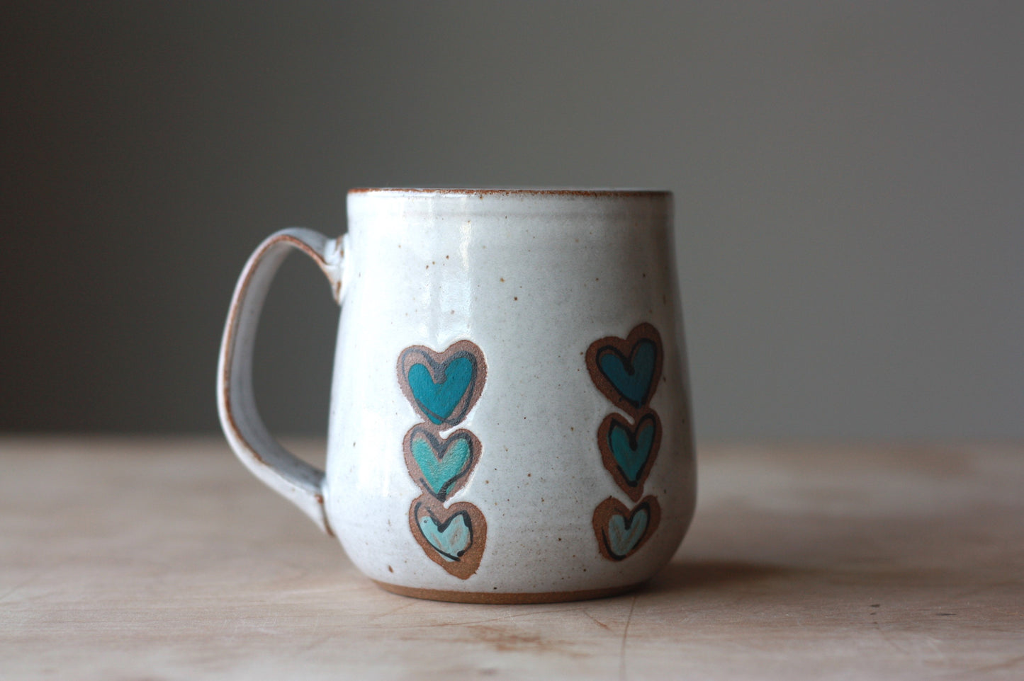 Heart Mug  - Blue