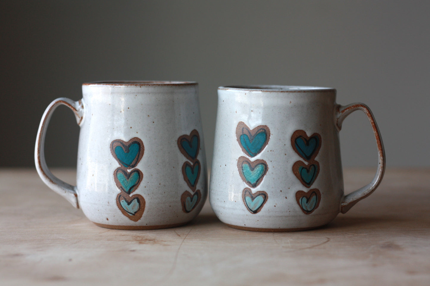 Heart Mug  - Blue