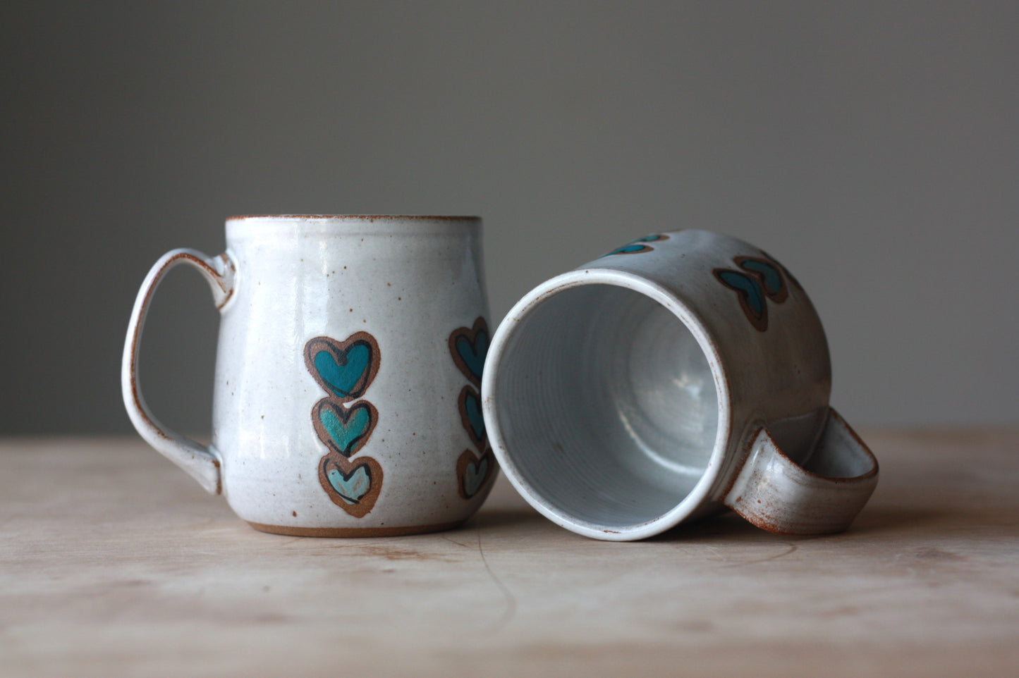 Heart Mug  - Blue