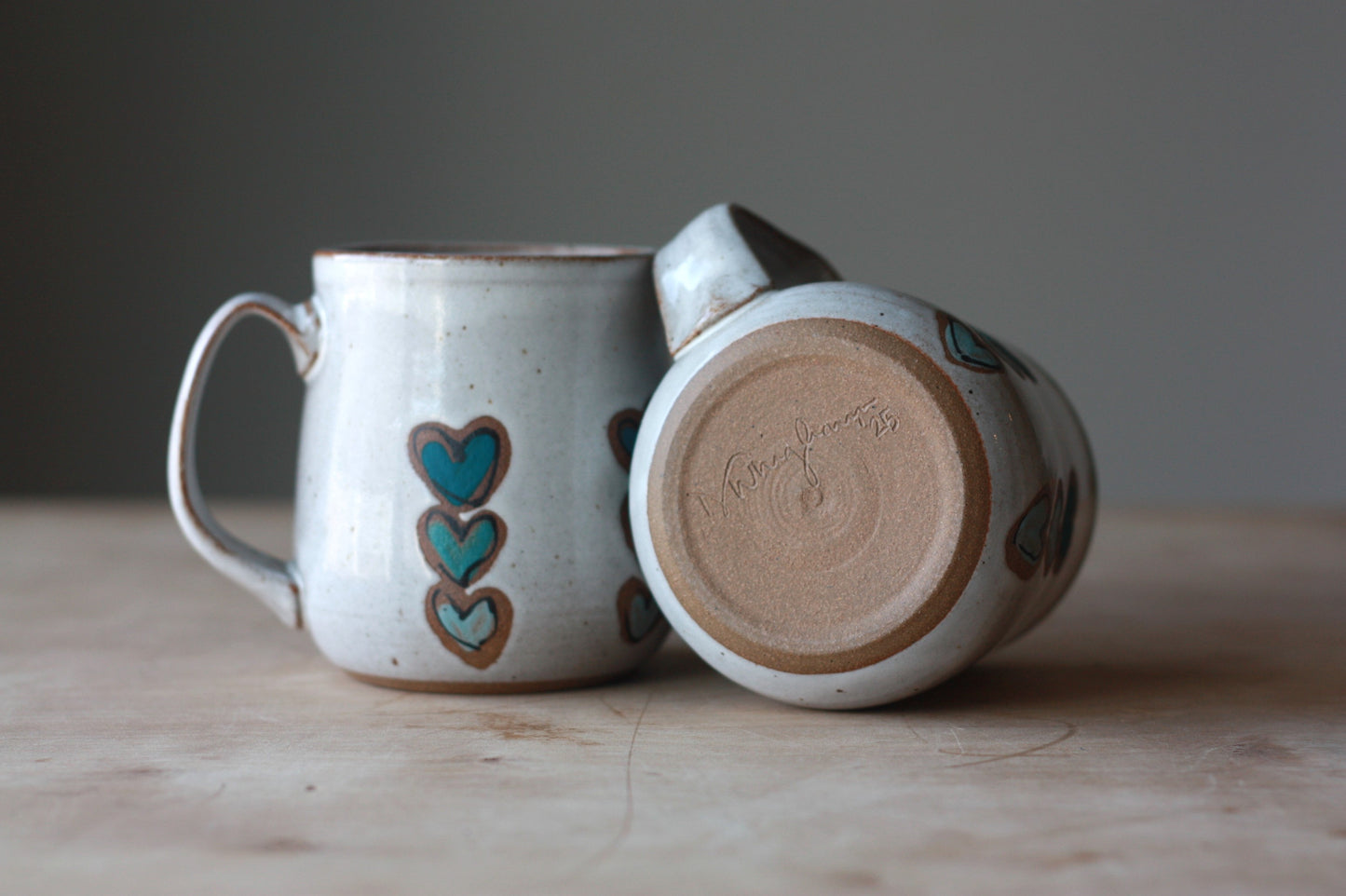 Heart Mug  - Blue