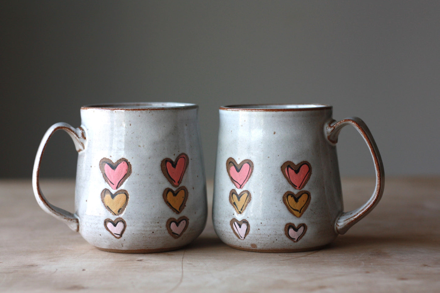 Heart Mug - Pink