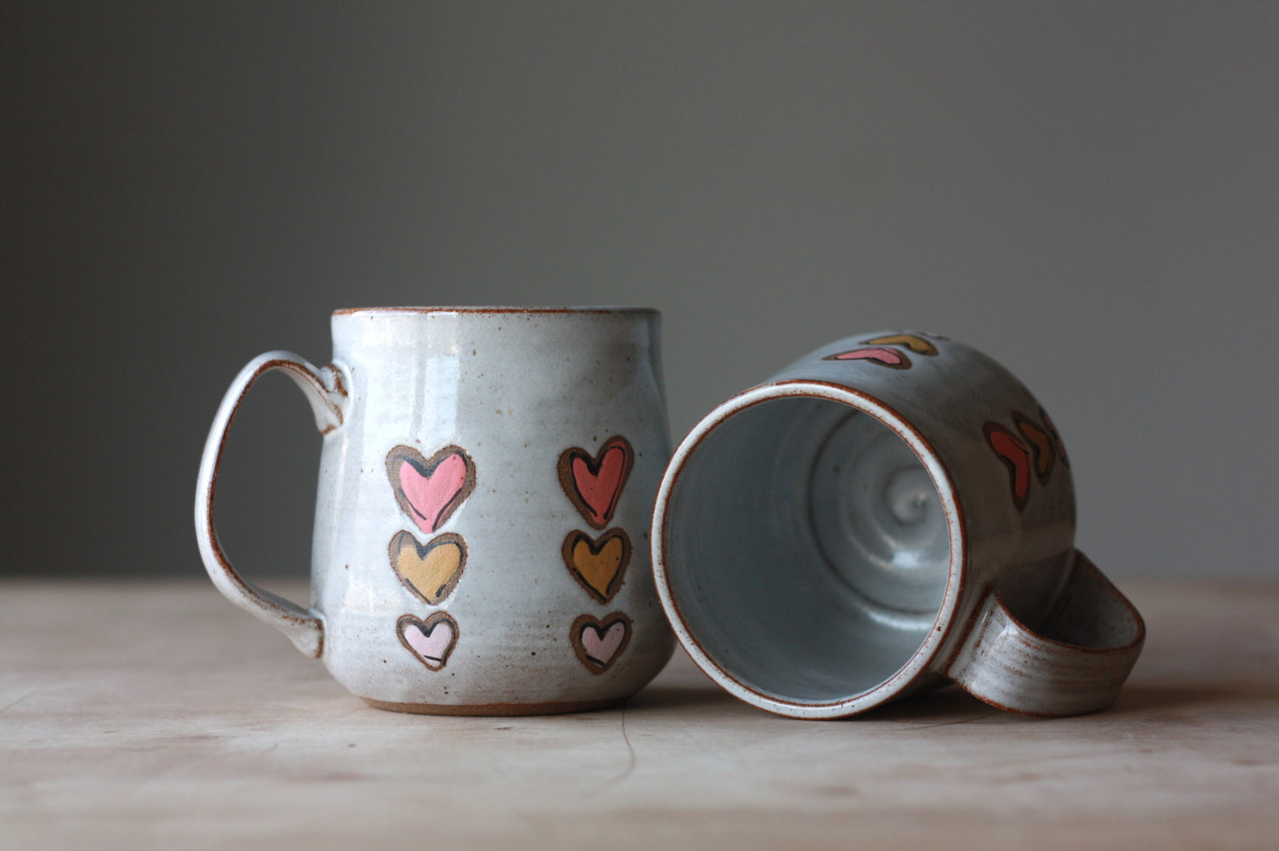 Heart Mug - Pink