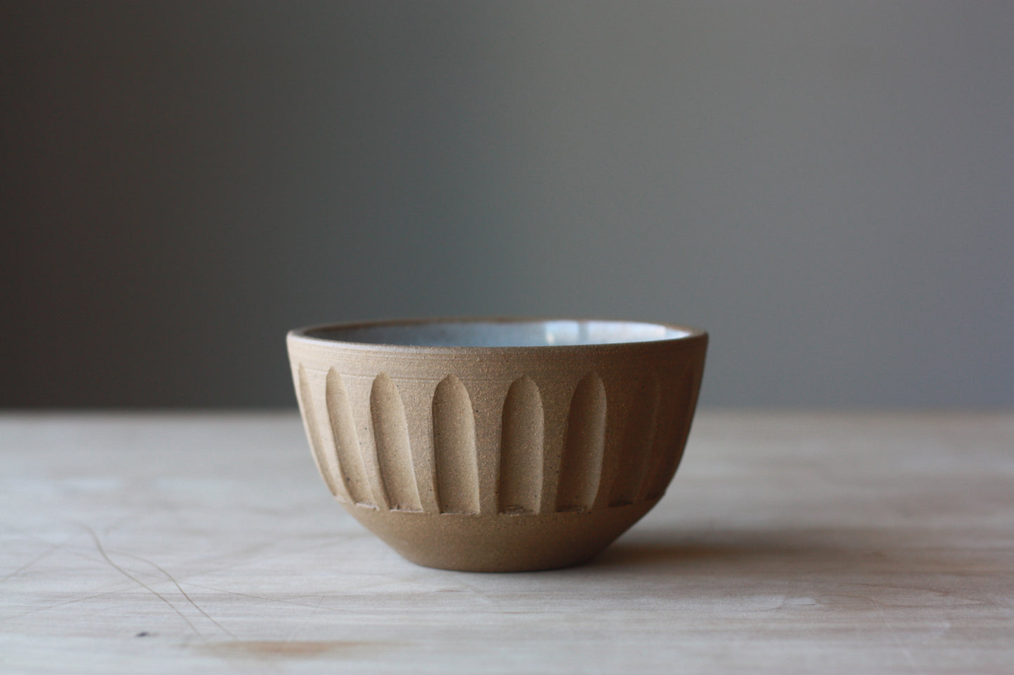 Unglazed Striped Bowl (set of 2)