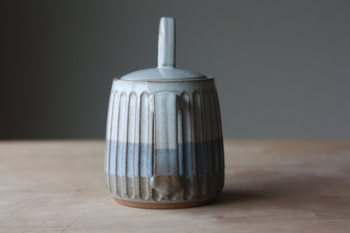 Blue - grey teapot