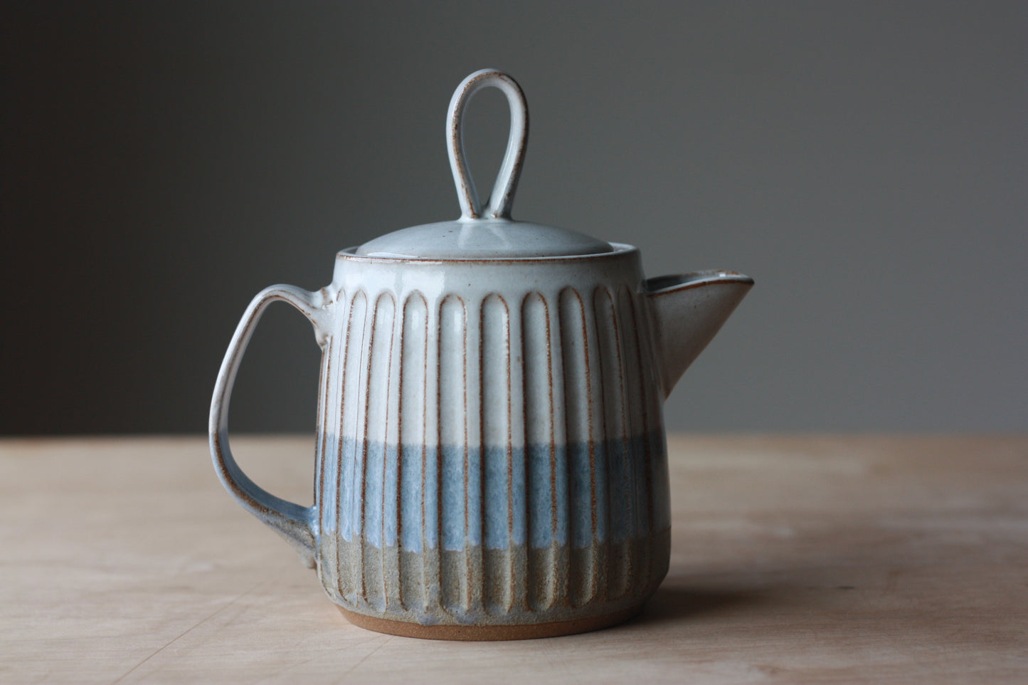 Blue - grey teapot