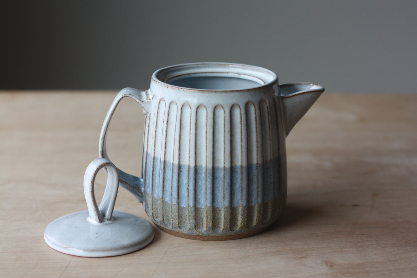 Blue - grey teapot
